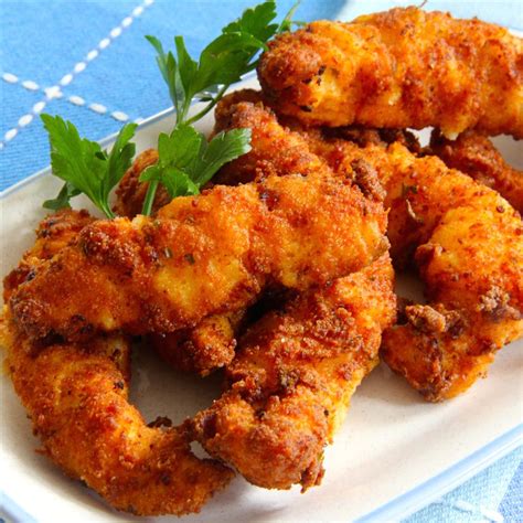 Chicken finger - 1 lb chicken tenders. 1/2 cup Kentucky Kernel seasoned flour, *if gluten-free use gluten-free flour. 1 egg, beaten, *if egg-free use Dijon mustard or egg-free mayo. 1 teaspoon water. 1/4 cup seasoned bread crumbs. Heat air fryer to 370°F. In a shallow bowl whisk the egg and water together and set aside. Place the Kentucky Kernel flour and ...